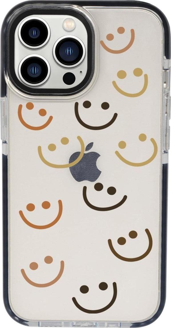 Mooodcase İphone 13 Pro Smile Candy Bumper Darbe Emci Silikonlu Telefon Kılıfı - Image 1