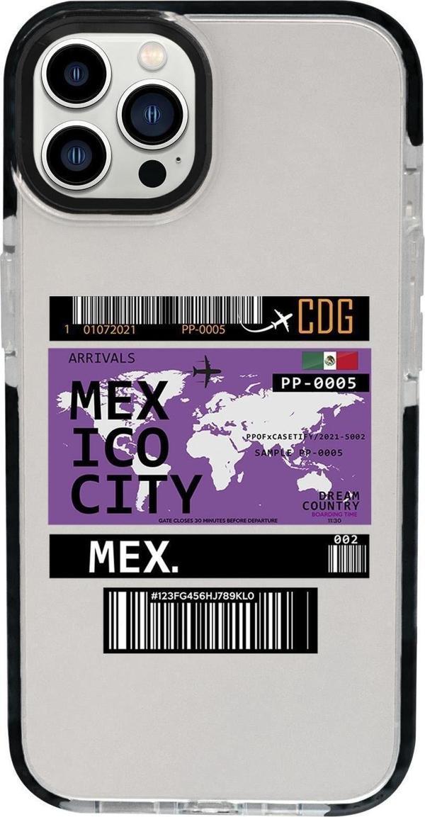 Mooodcase İphone 13 Pro Max Mexico Ticket Candy Bumper Darbe Emci Silikonlu Telefon Kılıfı - Image 1