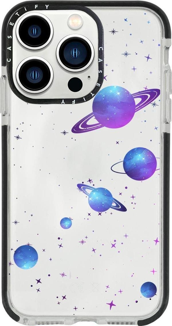 Mooodcase İphone 13 Pro Galaxy And Stars Casetify Darbe Emci Silikonlu Telefon Kılıfı - Image 1