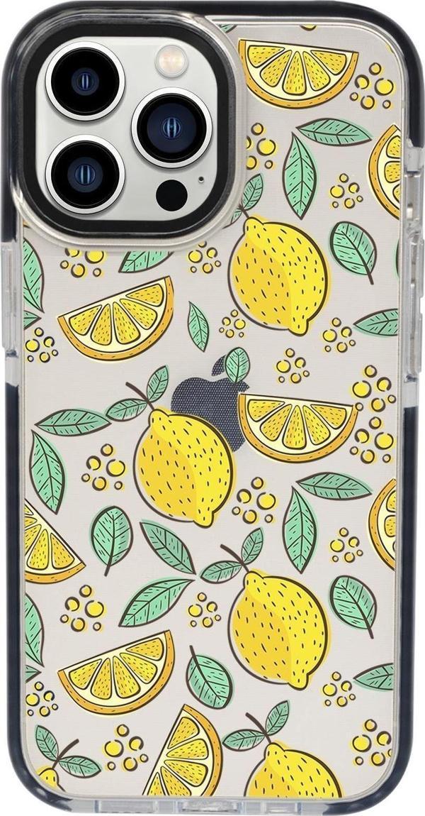 Mooodcase İphone 13 Pro Limon Candy Bumper Darbe Emci Silikonlu Telefon Kılıfı - Image 1