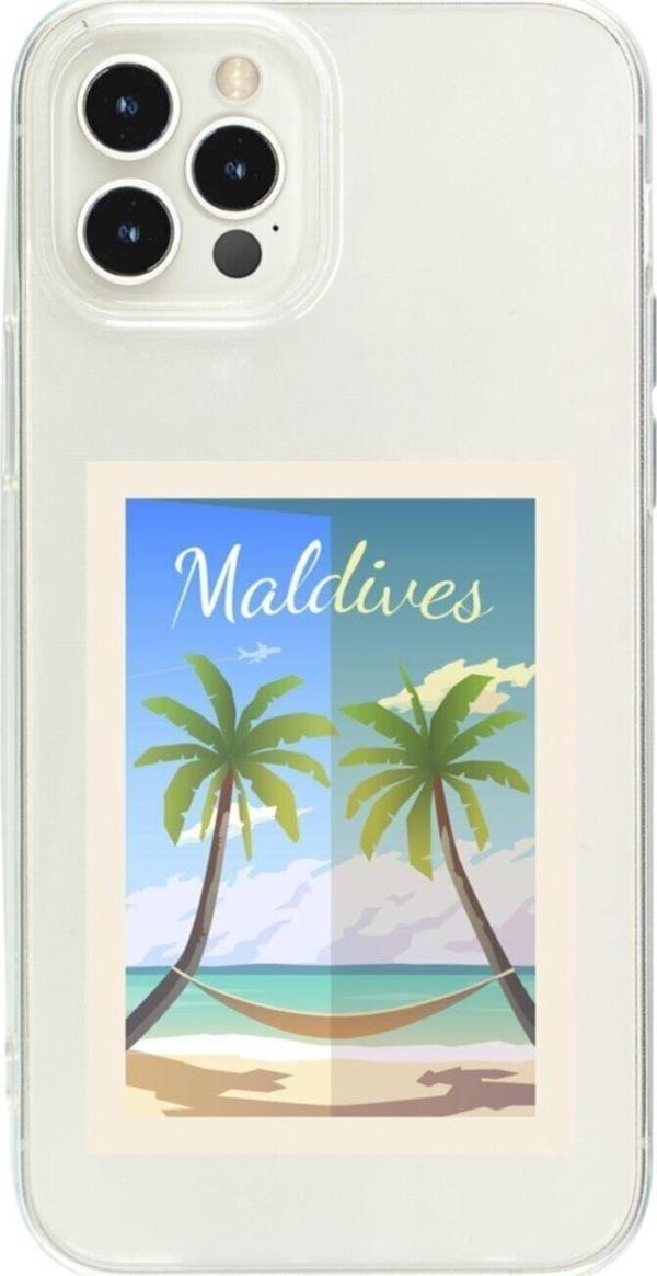 Butikcase İphone 13 Pro Maldives Şeffaf Telefon Kılıfı - Image 1