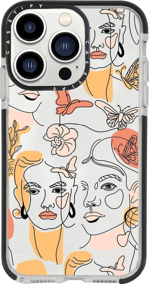 Mooodcase İphone 13 Pro Line Style Casetify Darbe Emci Silikonlu Telefon Kılıfı - Image 1