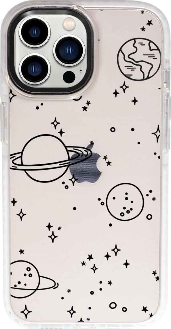 Mooodcase İphone 13 Pro Max Galaxy Candy Bumper Darbe Emci Silikonlu Telefon Kılıfı - Image 1