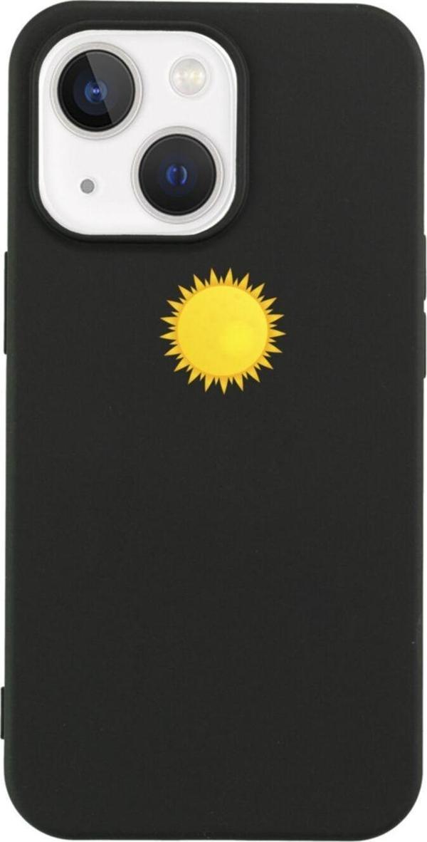 Butikcase İphone 13 Sun Tasarımlı Siyah Telefon Kılıfı - Image 1