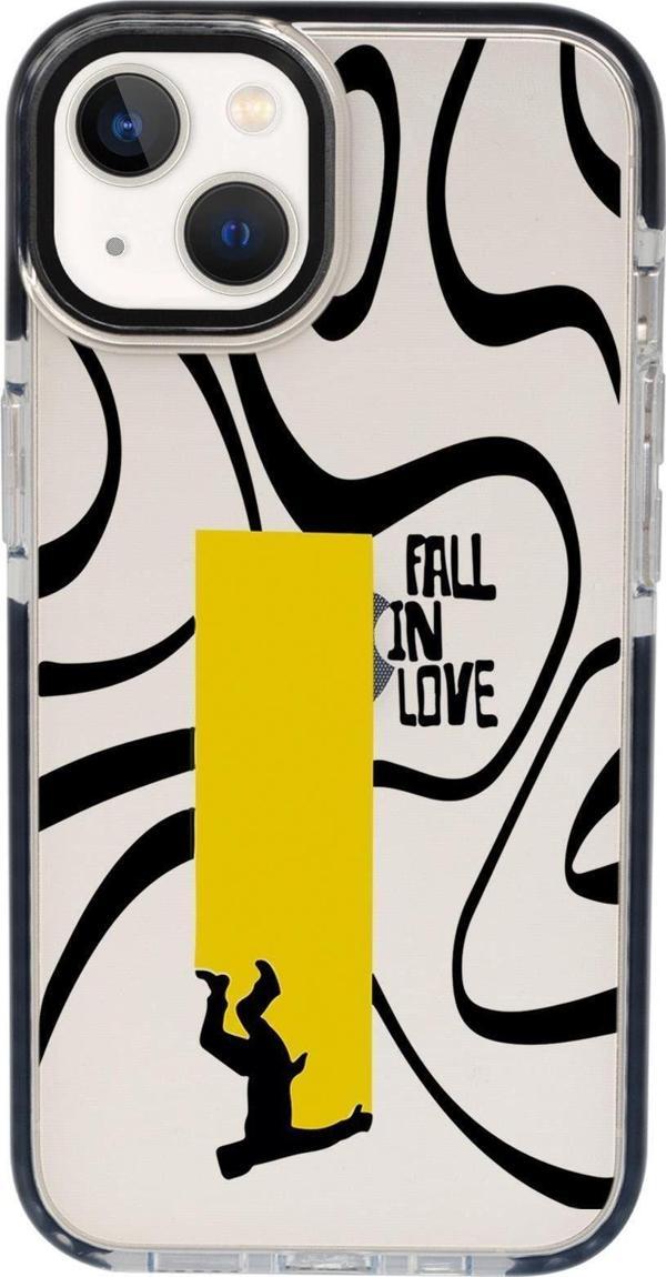 Mooodcase İphone 13 Fall In Love Candy Bumper Darbe Emci Silikonlu Telefon Kılıfı - Image 1