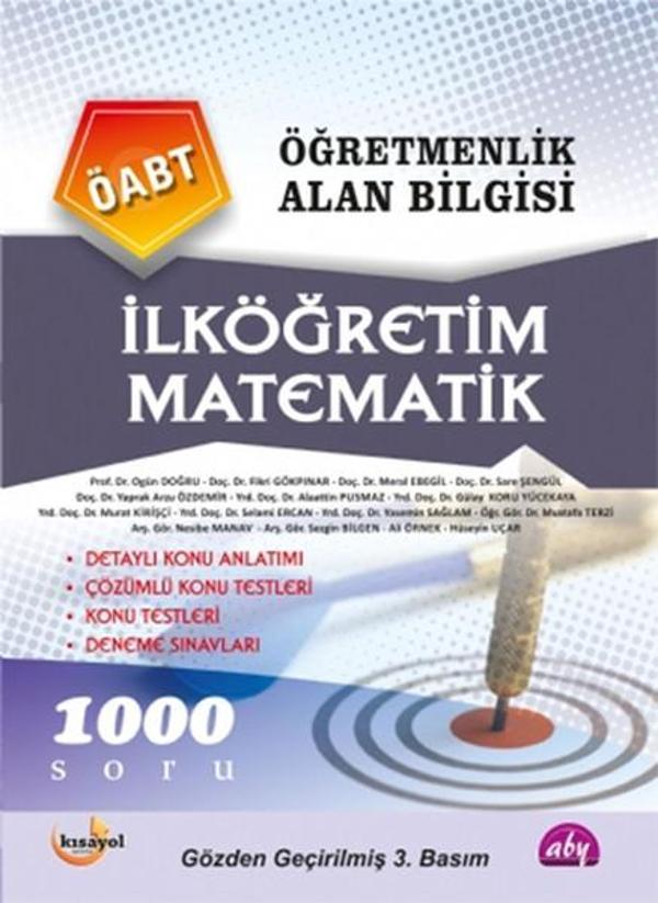 Öğretmenlik Alan Bilgisi İlköğretim Matematik - ÖABT - Alan Bilgisi Yayınları - Image 1