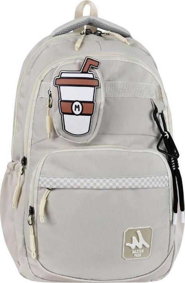 Unisex Lise Sırt Çantası Ortaokul Sırt Çantası 45*32 Cm Anahtarlık Cüzdan Hediyeli  - Image 1