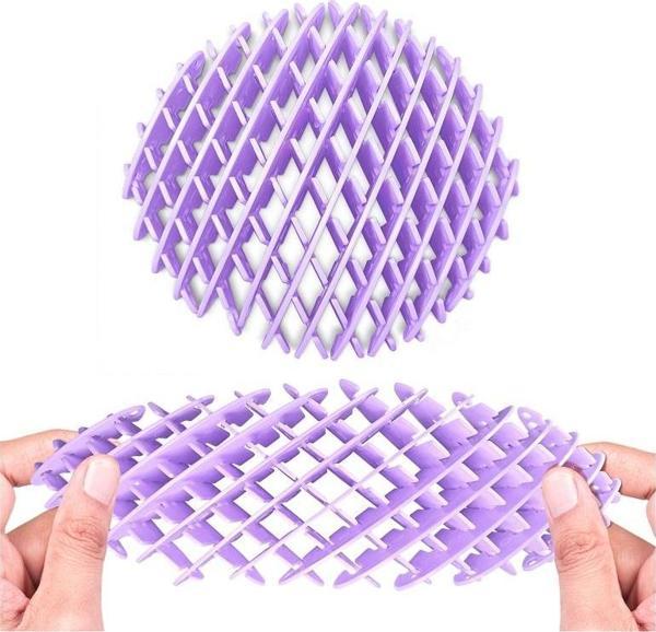 YENİ NESİL MOR SOLUCAN STRES OYUNCAĞI TOP ANAHTARLIKLI MODEL 2 ÖZELLİKLİ VIP NEW PURPLE FIDGET WORM - Image 1