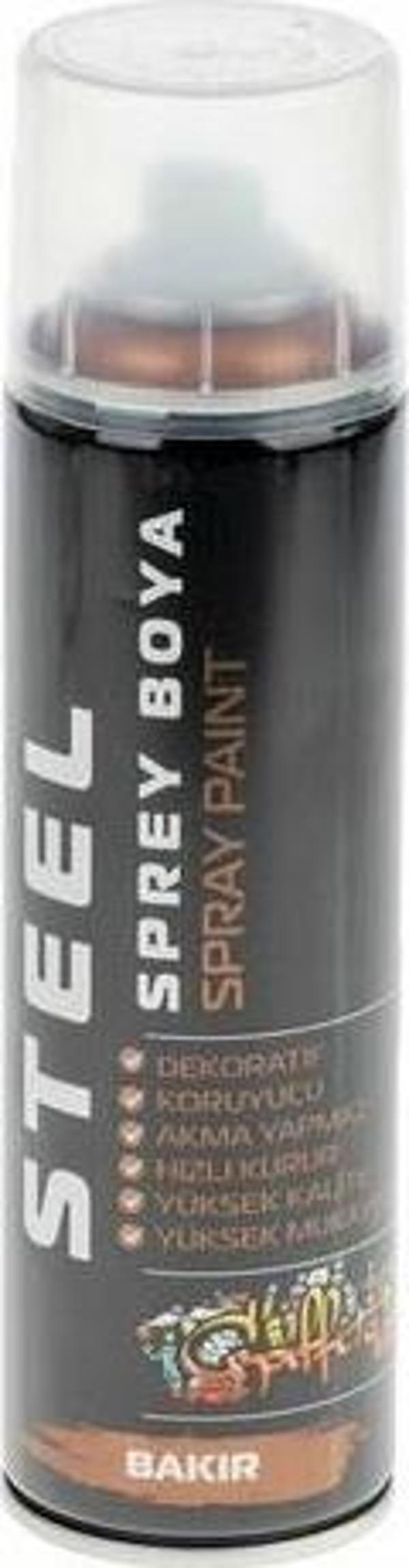 Steel Sprey Boya Bakır 200ml CK-3216 - Image 1