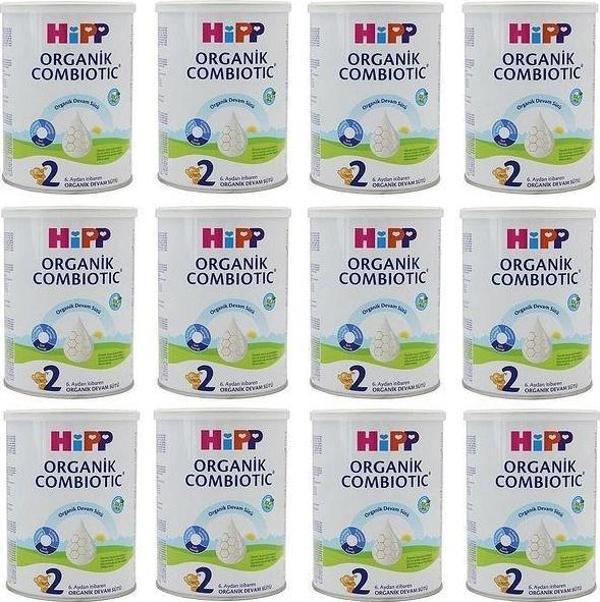 Hipp 2 Organik Devam Sütü 350 gr 12 Adet - Image 1