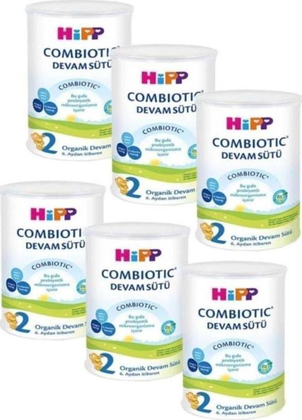 Hipp 2 Organik Combioic Devam Sütü 6 Ay 6 X 350 G - Image 1