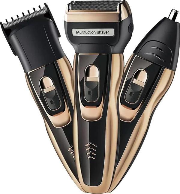 ASTRA RD-6360 - 3 Başlıklı Özel Seri Titanyum Pro Edition Saç Sakal Burun Kılı Alma Tıraş Makinesi - Image 1