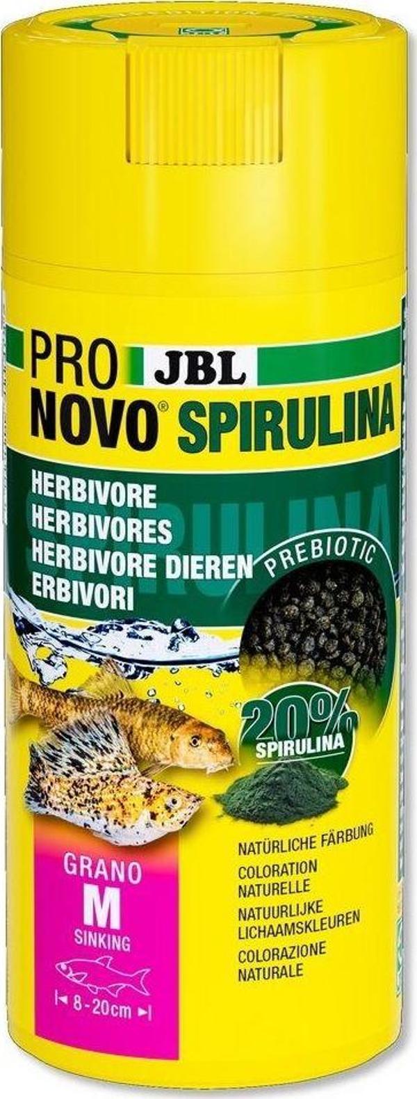 Jbl Pro Novo Spırulına Grano M 250ml. / 125gr. Click - Image 1