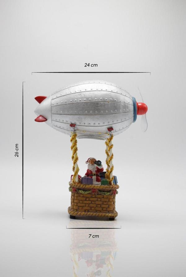 Waldern Premium Collection Dekoratif Led Işıklı Zeplin Balon Yılbaşı Süs - Image 1