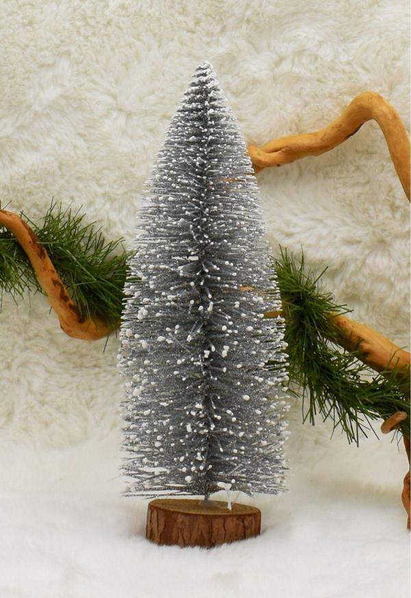Waldern Mini Silver Çam Ağacı 25 Cm Yılbaşı Süsü - Image 1