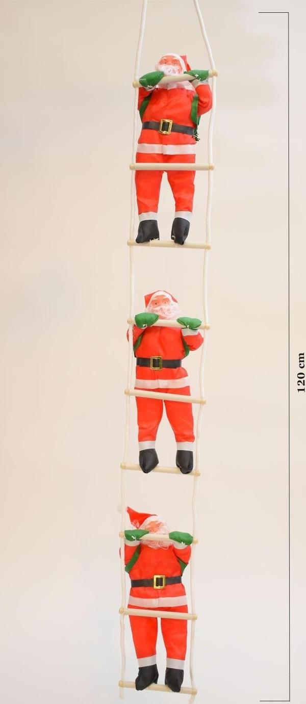 Waldern Yılbaşı Merdivenli 3Lü Noel Baba - Image 1
