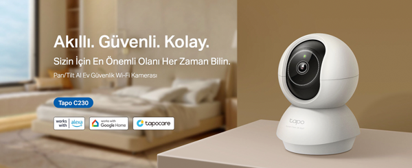 Tp-Lınk Tp-Lınk 5Mp Tapo C230 Pan/Tilt Aı Ev Güvenlik Wi-Fi Kamera - Image 1