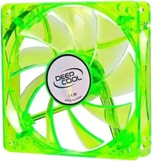 Deepcool Xfan120U-G/B Yesıl Uzerıne Mavı Ledlı Kasa Fanı 120Mm - Image 1