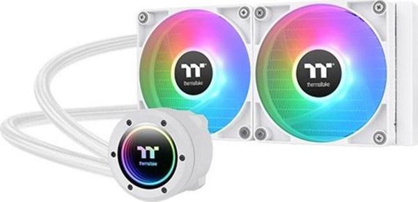 Thermaltake 240Mm Th240 V2 Cl-W364-Pl12Sw-A Argb Am5-1851P Sıvı Soğutmalı İşlemci Fanı Beyaz - Image 1