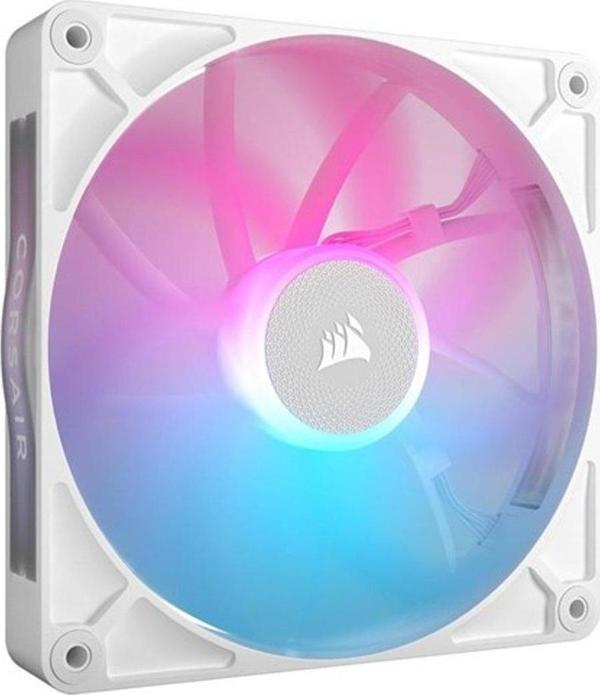 Corsaır Corsaır Qx120 Co-9051023-Ww 12Cm Rgb Kasa Fanı Beyaz - Image 1