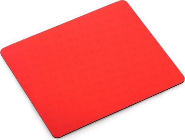Tx Flat Line Yarı Sert Üst Yüzeyli Slim Kırmızı Mousepad (240X200Mm) - Image 1