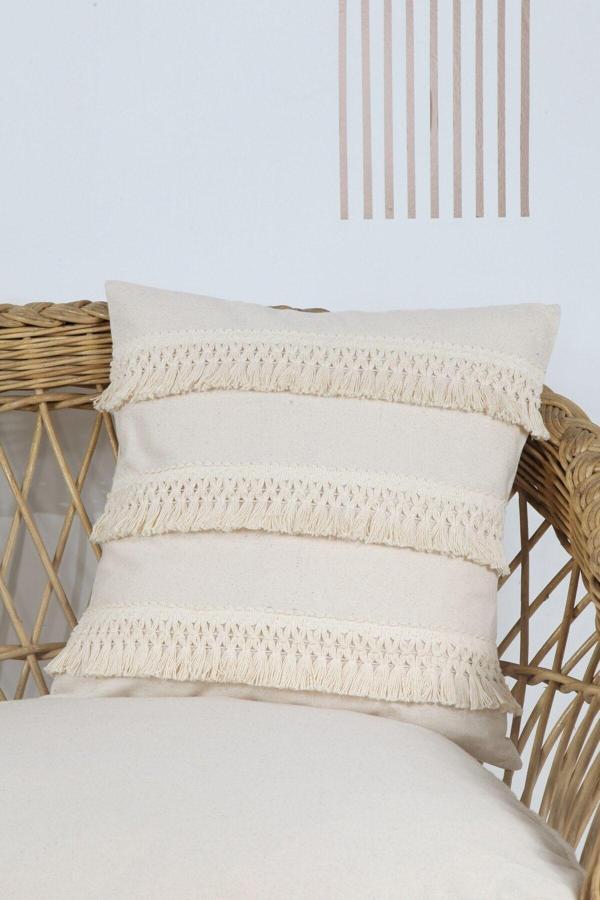 Cotton Maison Boho Kırlent Kılıfı Saçaklı 45X45 Cm - Image 1