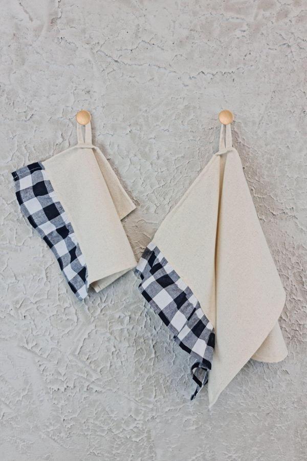 Cotton Maison Kurulama Bezi Fırfırlı Retro 2 Li - Image 1