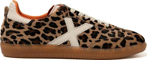 Kadın Sneaker ( Günlük) RC-25Y-088-M-VADE-TAY John May Tay Tüyü Leopar Süet-Bej Deri - Image 1