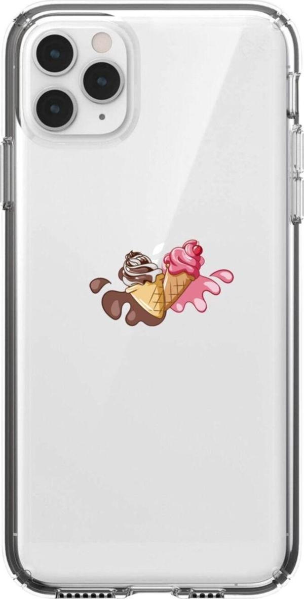 Butikcase Iphone 11 Pro Dondurmalar Şeffaf Telefon Kılıfı - Image 1