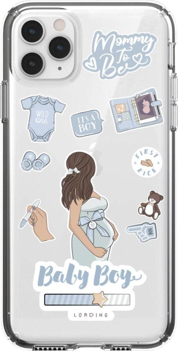 Butikcase Iphone 11 Pro Baby Boy Şeffaf Telefon Kılıfı - Image 1