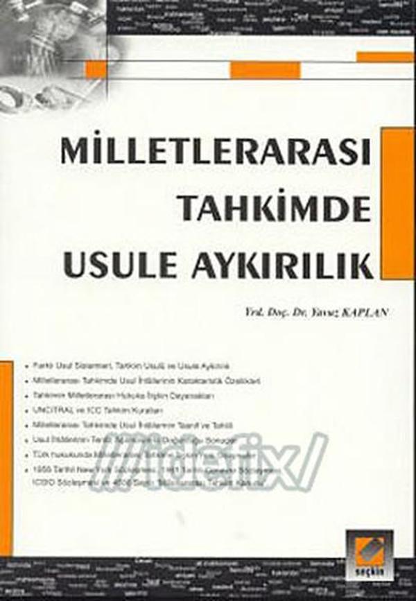 Milletlerarası Tahkimde Usule Aykırılık - Seçkin Yayıncılık - Image 1