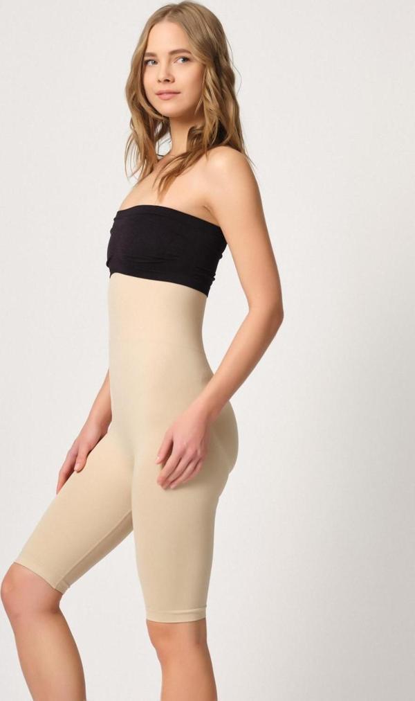 TEN   Yüksek Bel Double Uzun Paçalı Korse - Image 1