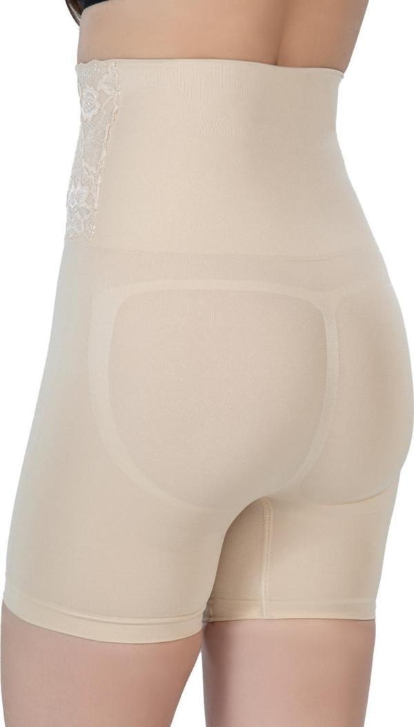 TEN   Önü Dantelli Yüksek Bel Boxer Korse - Image 1
