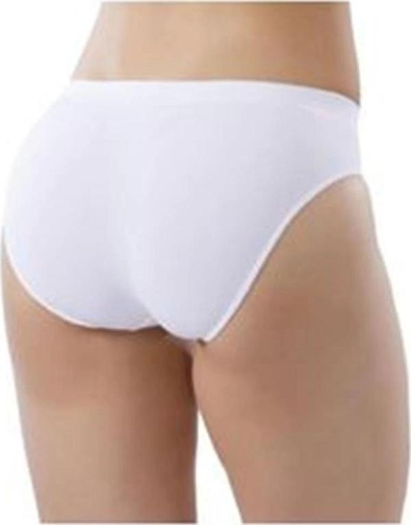 Beyaz Kadın Dikişsiz Külot Korse - 730 - Image 1