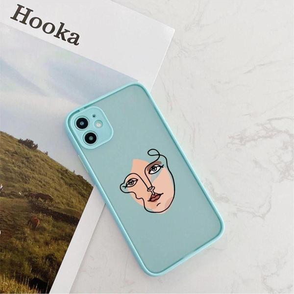 Mooodcase Iphone 11 Su Yeşili Women Art Desenli Korumalı Telefon Kılıfı - Image 1
