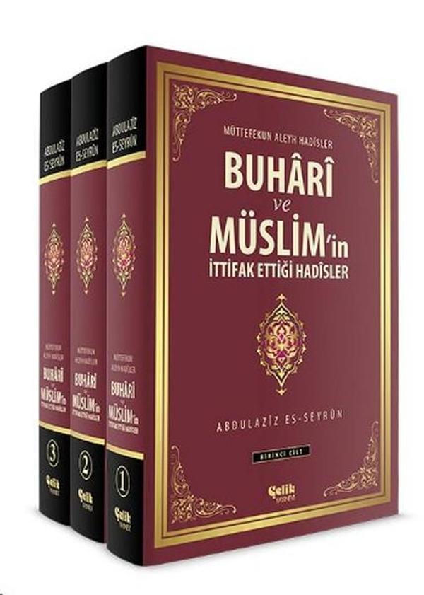 Buhari ve Müslim'in İttifak Ettiği Hadisler (3 Cilt Takım) - Çelik Yayınevi - Image 1