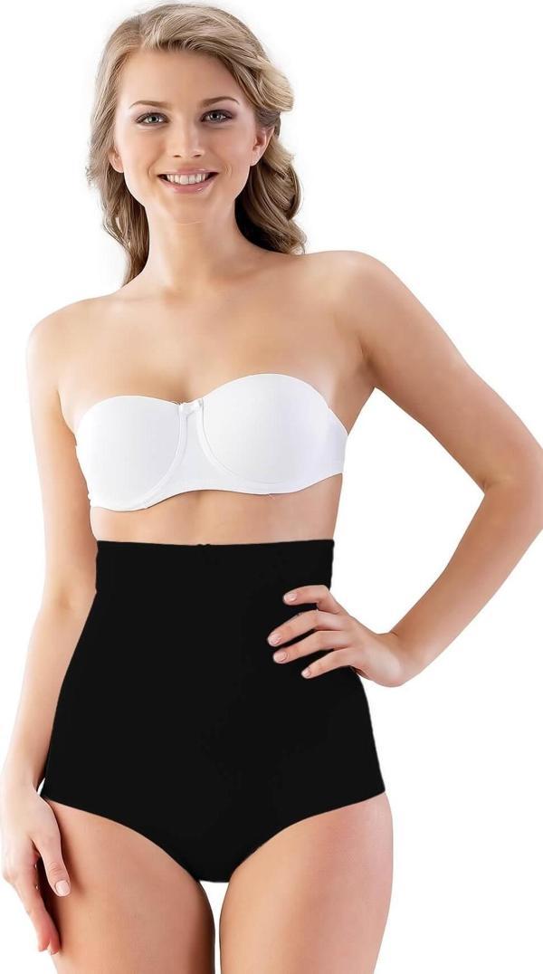 SİYAH   Yüksek Bel Slip Lazer Korse - Image 1
