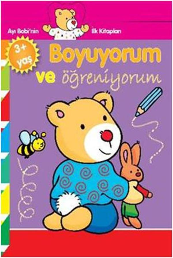 Ayı Bobinin İlk Kitapları Boyuyorum ve Öğreniyorum - Parıltı Yayınları - Image 1
