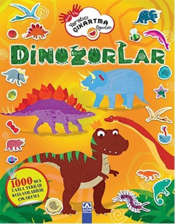 Yaratıcı Çıkartma Oyunları - Dinozorlar - Altın Kitaplar - Image 1