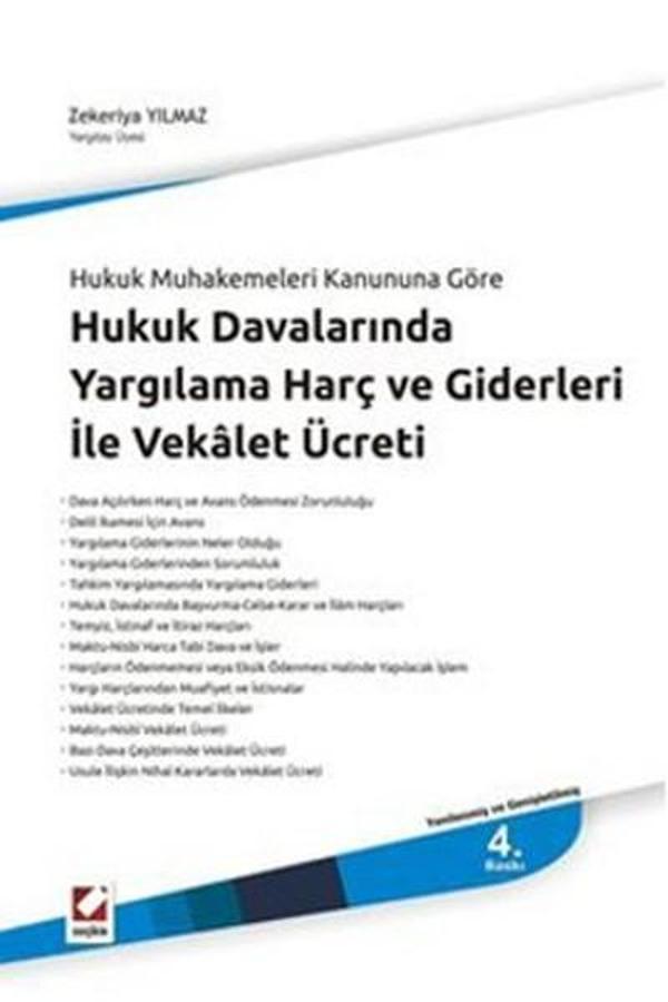 Hukuk Davalarında Yargılama Harç ve Giderleri ile Vekalet Ücreti - Seçkin Yayıncılık - Image 1