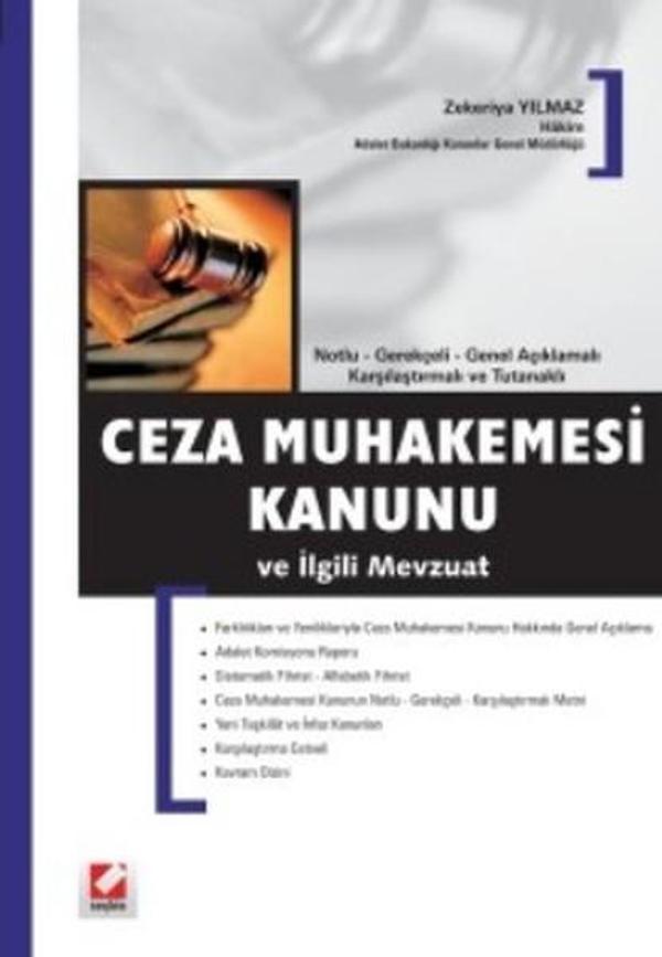 Notlu - Gerekçeli - Genel Açıklamalı Karşılaştırmalı ve Tutanaklı Ceza Muhakemesi Kanunu ve İlgili M - Seçkin Yayıncılık - Image 1