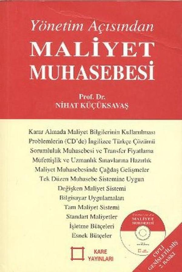 Yönetim Açısından Maliyet Muhasebesi - Kare Yayınları / Teknik-Kaynak Kita - Image 1