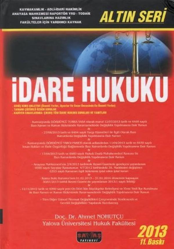 2013 İdare Hukuku - Savaş Yayınevi - Image 1