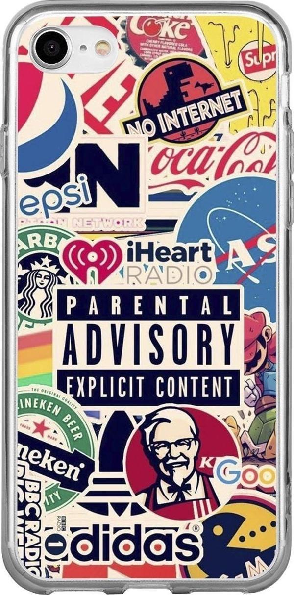 Mooodcase İphone 7 Parental Premium Şeffaf Silikon Kılıf - Image 1
