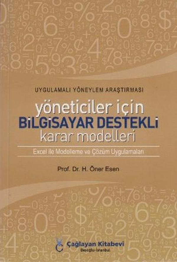 Yöneticiler İçin Bilgisayar Destekli Karar Modelleri - Çağlayan Kitabevi - Image 1