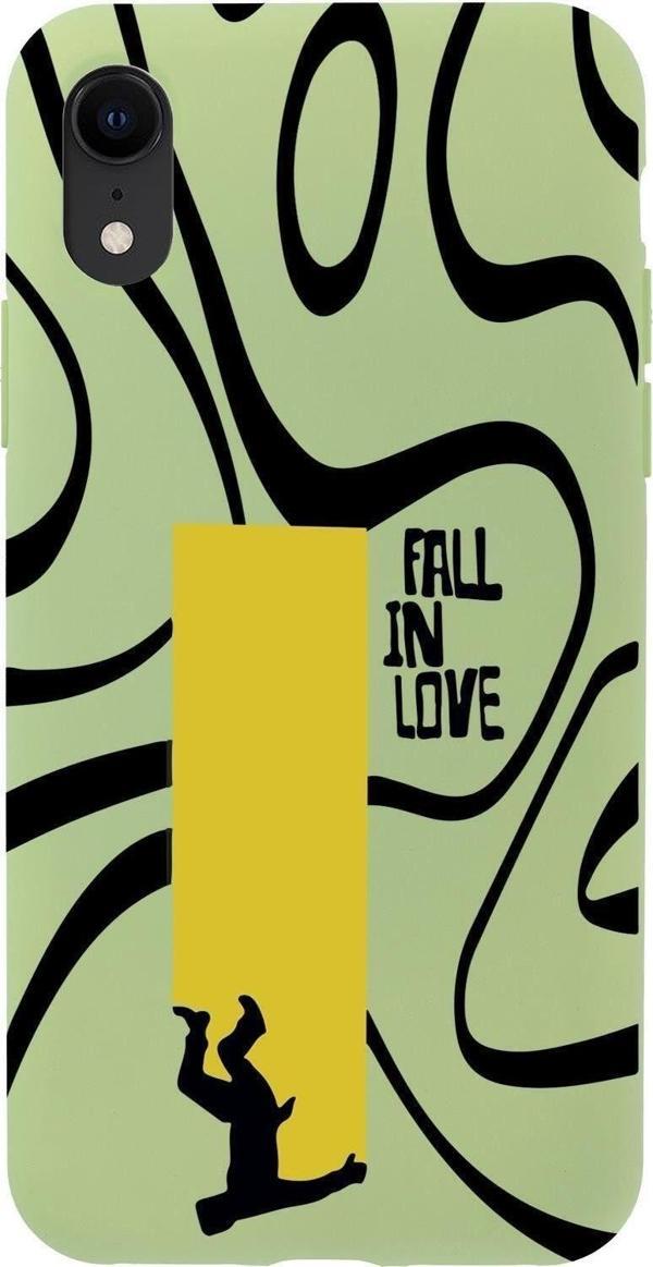 Mooodcase İphone Xr Fall In Love Premium Silikonlu Telefon Kılıfı - Image 1
