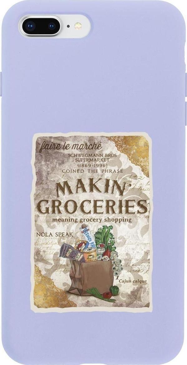 Mooodcase İphone 7 Plus Makin Groceries Premium Silikonlu Telefon Kılıfı - Image 1