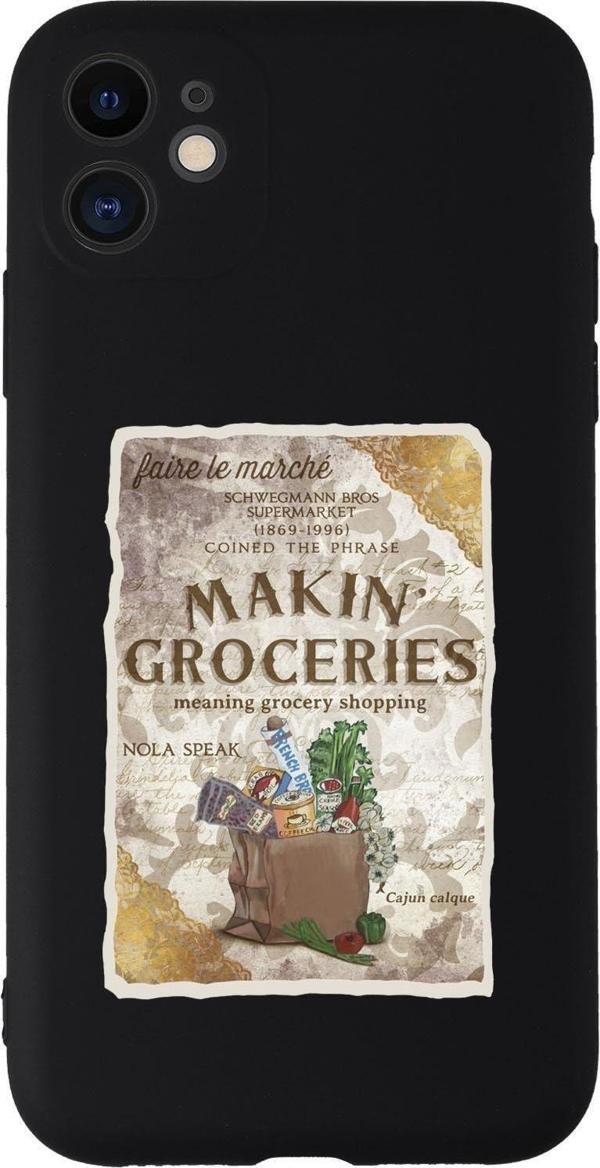 Mooodcase Iphone 11 Uyumlu Makin Groceries Kamera Korumalı Lansman Kılıf Premium Silikonlu - Image 1