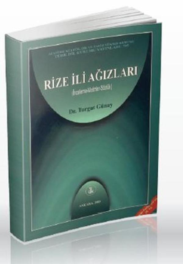 Rize İli Ağızları - Türk Dil Kurumu Yayınları - Image 1