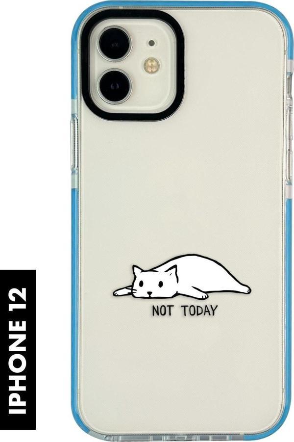 Mooodcase İphone 12 Uyumlu Not Today Desenli Premium Silikonlu Candy Telefon Kılıfı - Image 1